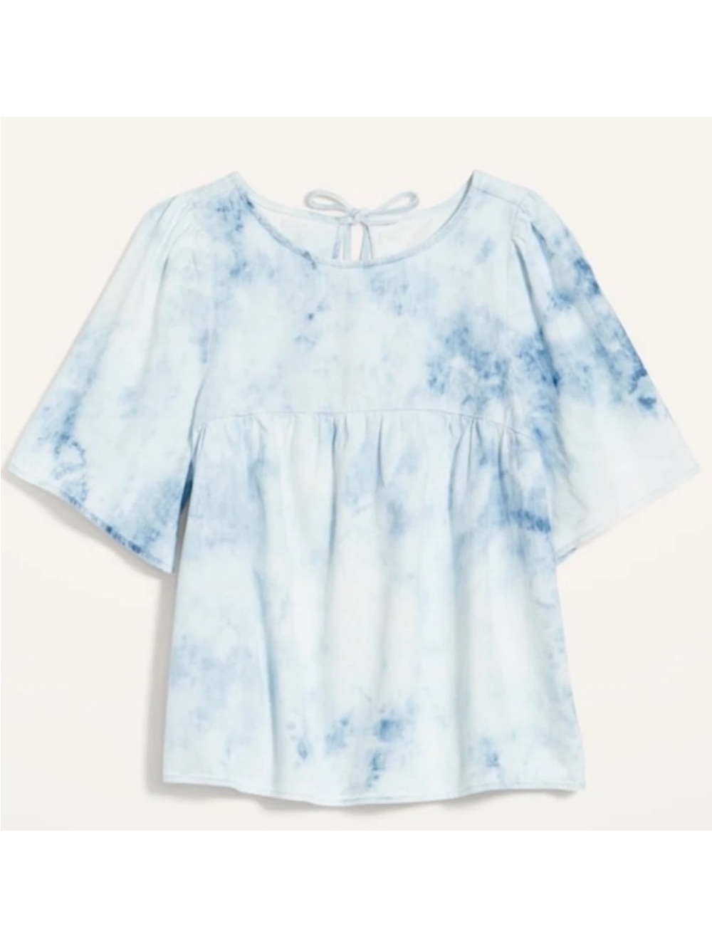 Old Navy Oversized Tie-Dyed Jean Top NWT XL